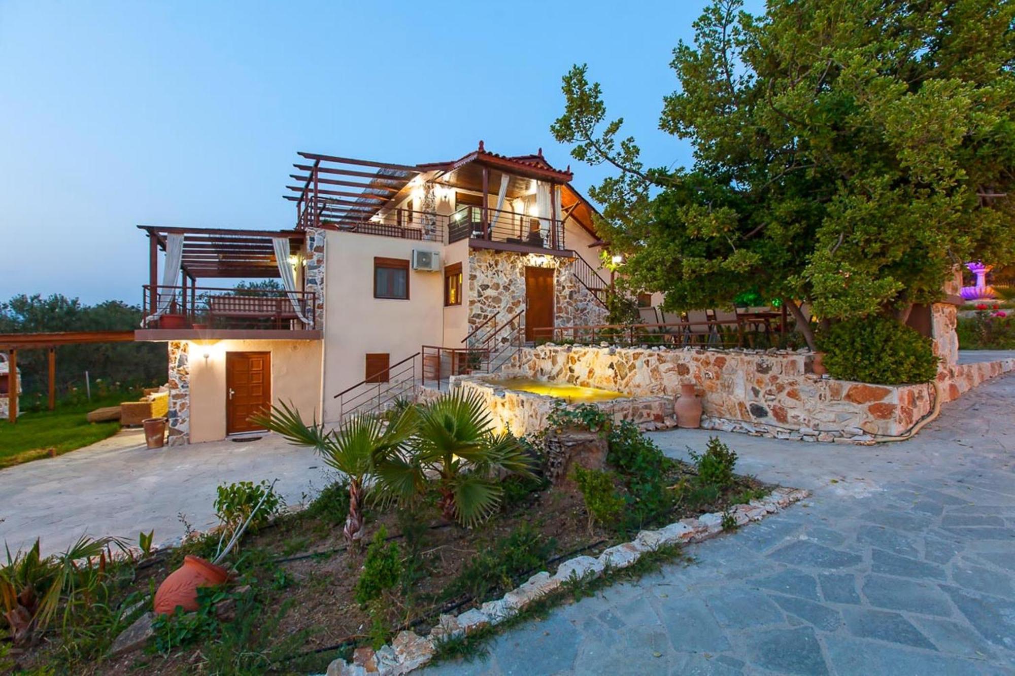 Villa Laskari Sea View Nea Moudania Exterior foto